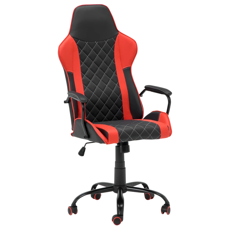 Геймърски стол Carmen 6310 - черен - червен